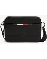 Tommy Hilfiger - Metal Logo Crossbody Reporter Bag - Lyst