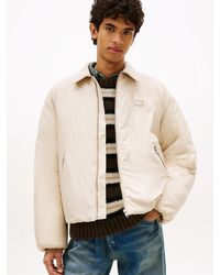 Tommy Hilfiger - Water Repellent Collared Relaxed Padded Jacket - Lyst