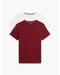 Tommy Hilfiger - 2 Pack Signature Jersey Lounge T-Shirts - Lyst