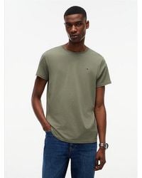 Tommy Hilfiger - Flag Embroidery Extra Slim Jersey T-Shirt - Lyst