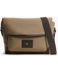 Tommy Hilfiger - Heritage Logo Patch Crossbody Satchel - Lyst