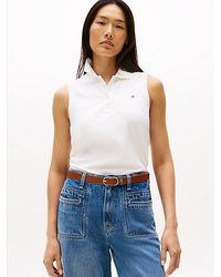 Tommy Hilfiger - Polo Sin Mangas 1985 De Corte Slim - Lyst
