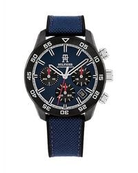 Tommy Hilfiger - Marineblauer Chronograf Mit Th-Monogramm - Lyst