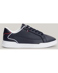 Tommy Hilfiger - Contrast Piping Cupsole Trainers - Lyst