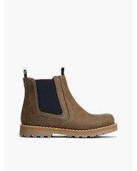 Tommy Hilfiger - Leather Cleat Chelsea Boots - Lyst
