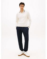 Tommy Hilfiger - Contrast Drawstring Fleece Cuffed Joggers - Lyst