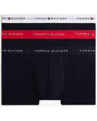 Tommy Hilfiger - 3-pack Signature Repeat Logo Waistband Trunks - Lyst
