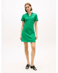 Tommy Hilfiger - 1985 Logo Embroidery Mini Polo Dress - Lyst