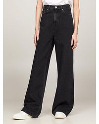 Tommy Hilfiger - Claire High Rise baggy Zwarte Jeans - Lyst