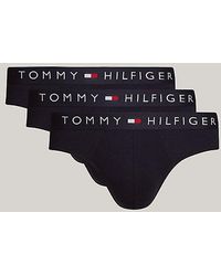 Tommy Hilfiger - 3er-Pack TH Original Slips mit Logo-Taillenbund - Lyst