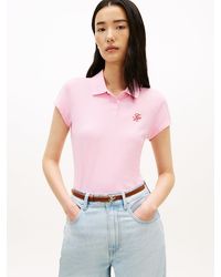 Tommy Hilfiger - 1985 Slim Fit Logo Embroidery Polo Shirt - Lyst