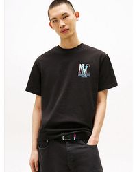 Tommy Hilfiger - Camiseta Amplia Con Gráfico Trasero - Lyst