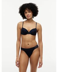 Tommy Hilfiger - Lace Trim Balconette Underwired Bra - Lyst