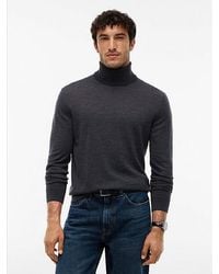 Tommy Hilfiger - New York Label Wool Roll Neck Jumper - Lyst