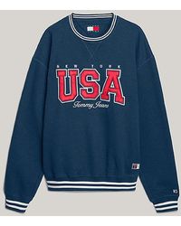 Tommy Hilfiger - Tommy Jeans International Games Sweatshirt mit Logo - Lyst