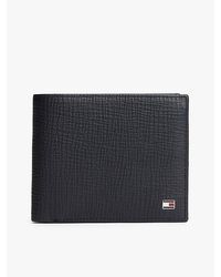 Tommy Hilfiger - Hilfiger Flag Bifold-Brieftasche Aus Leder - Lyst