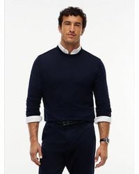 Tommy Hilfiger - New York Label Pure Wool Jumper - Lyst