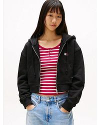 Tommy Hilfiger - Boxy Fit Hoodie Met Rits En Tommy-Badge - Lyst