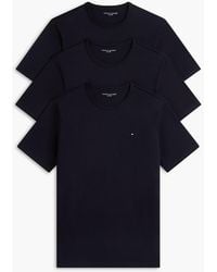 Tommy Hilfiger - 3-Pack Signature Jersey Lounge T-Shirts - Lyst