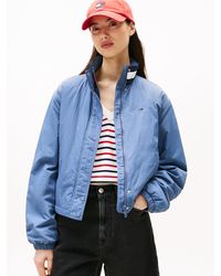 Tommy Hilfiger - Logo Collar Relaxed Padded Jacket - Lyst