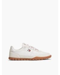 Tommy Hilfiger - Leather Cleat Low Profile Trainers - Lyst