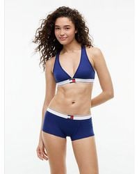 Tommy Hilfiger - Global Stripe Ribbed Racerback Bralette - Lyst