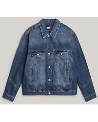 Tommy Hilfiger - Chaqueta Vaquera Desteñida Tj X Game Day - Lyst