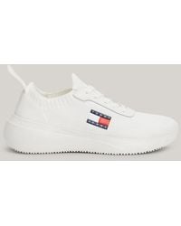 Tommy Hilfiger - Logo Knit Runner Trainers - Lyst