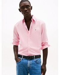 Tommy Hilfiger - Th Flex Regular Fit Popeline-Hemd - Lyst
