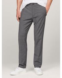Tommy Hilfiger - Harlem Drawstring Gingham Tapered Trousers - Lyst