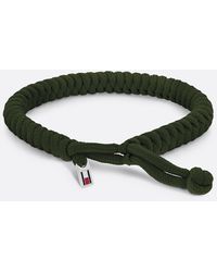 Tommy Hilfiger - Bracciale Con Bandierina Smaltata E Nodo - Lyst