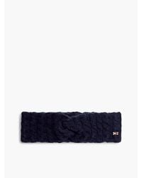 Tommy Hilfiger - Enamel Flag Headband With Alpaca - Lyst