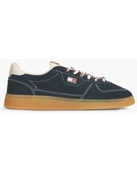 Tommy Hilfiger - The Greenwich Suede Cupsole Trainers - Lyst