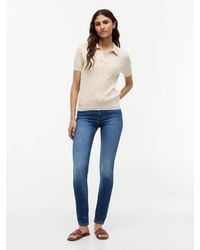 Tommy Hilfiger - Como Whiskered Mid Rise Skinny Jeans - Lyst