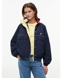 Tommy Hilfiger - Water Resistant Oversized Regatta Windbreaker - Lyst
