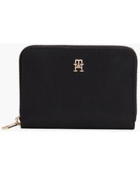 Tommy Hilfiger - Th Monogram Zip-around Wallet - Lyst
