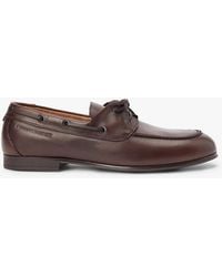 Tommy Hilfiger - Leather Flexible Boat Shoes - Lyst