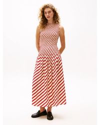 Tommy Hilfiger - Robe Longue À Rayures The Sofia Capsule - Lyst