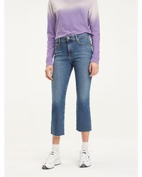 Tommy Hilfiger Crop Flare Fit Jeans - Blauw