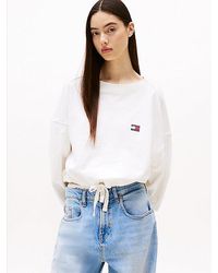 Tommy Hilfiger - Boxy Fit Sweatshirt Met Tommy-Badge - Lyst