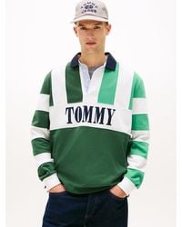 Tommy Hilfiger - Relaxed Fit Colour-Blocked Rugby Shirt - Lyst