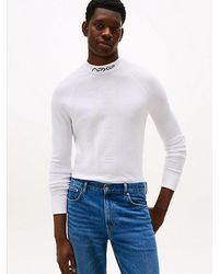Tommy Hilfiger - The Apxgp Collection Wollen Trui Met Opstaande Hals - Lyst