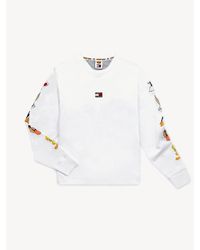 Tommy Hilfiger Looney Tunes Longsleeve Met Tommy-badge - Wit
