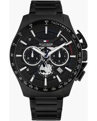 Tommy Hilfiger - Ionic-Plated Stainless Steel Chronograph Watch - Lyst
