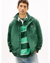 Tommy Hilfiger - Flag Badge Back Logo Water Repellent Jacket - Lyst