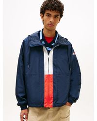 Tommy Hilfiger - Oversized Colour-Blocked Water Repellent Chicago Windbreaker - Lyst