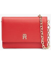 Tommy Hilfiger - Hilfiger Icon Card Wallet With Chain - Lyst