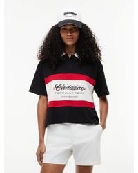 Tommy Hilfiger - Th X Cadillac Formula 1 Team Logo Boxy Polo Shirt - Lyst