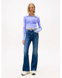 Tommy Hilfiger - Vaqueros Sylvia Acampanados De Corte Skinny Y Talle Alto - Lyst