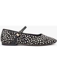 Tommy Hilfiger - Snow Leopard Print Buckle Ballerinas - Lyst